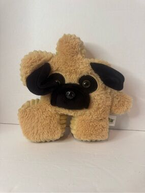 Pluzzles Piece Pug Dog Plush Stuffed Animal Jigsaw Puzzle Piece Shaped Yoonique